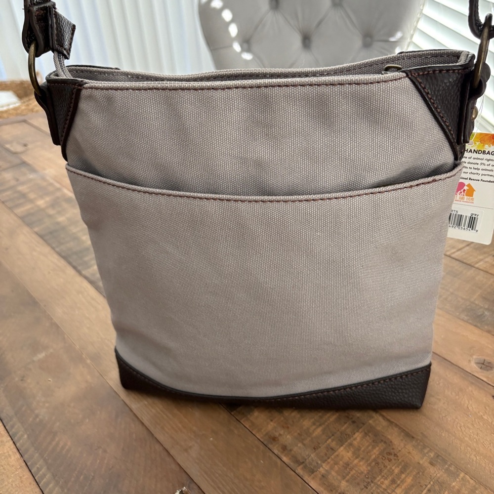 Chala Horse Design Crossbody Bag Derby Gray purse - Picture 6 of 16